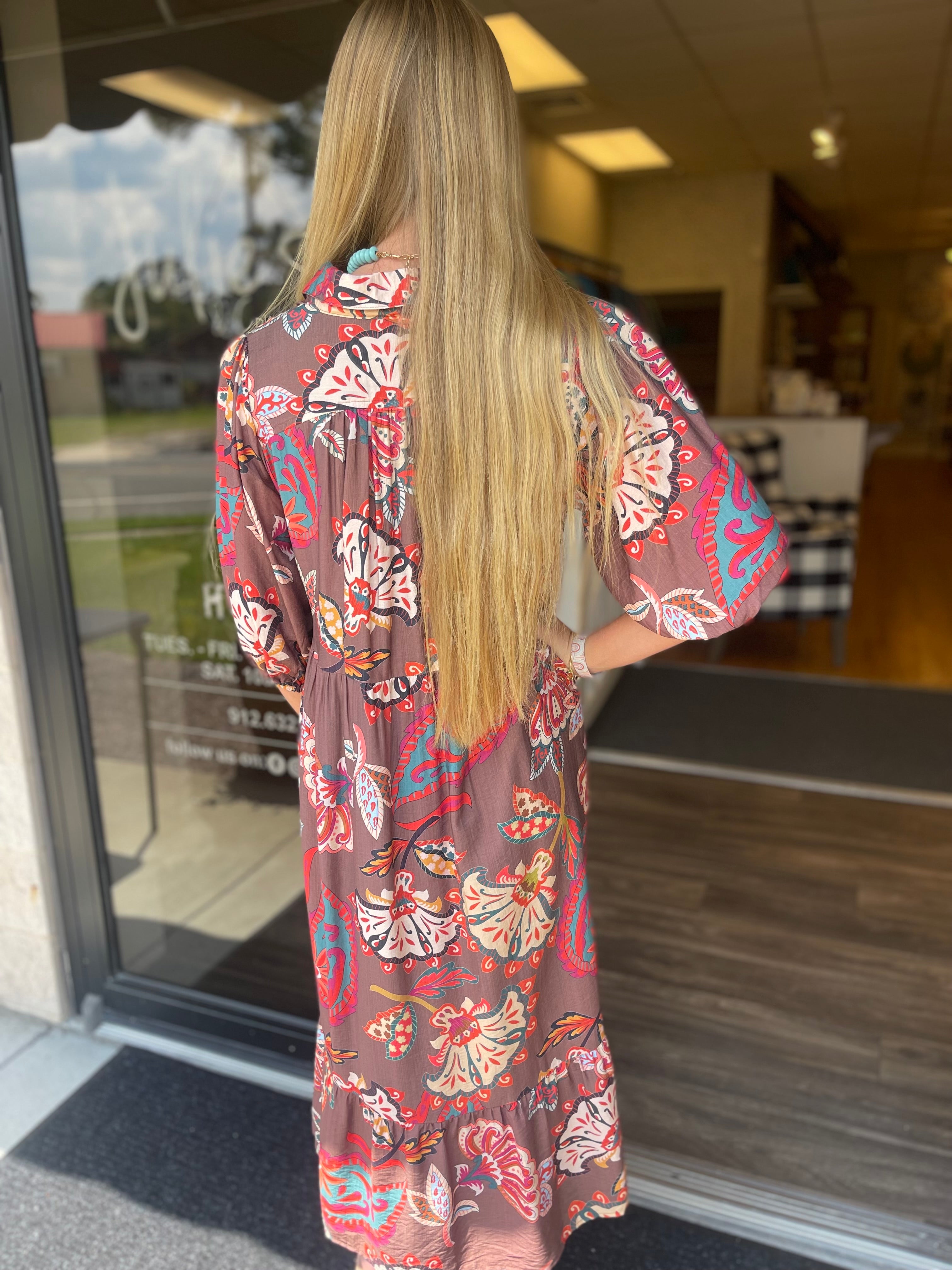 I Pick You Dress - Brown