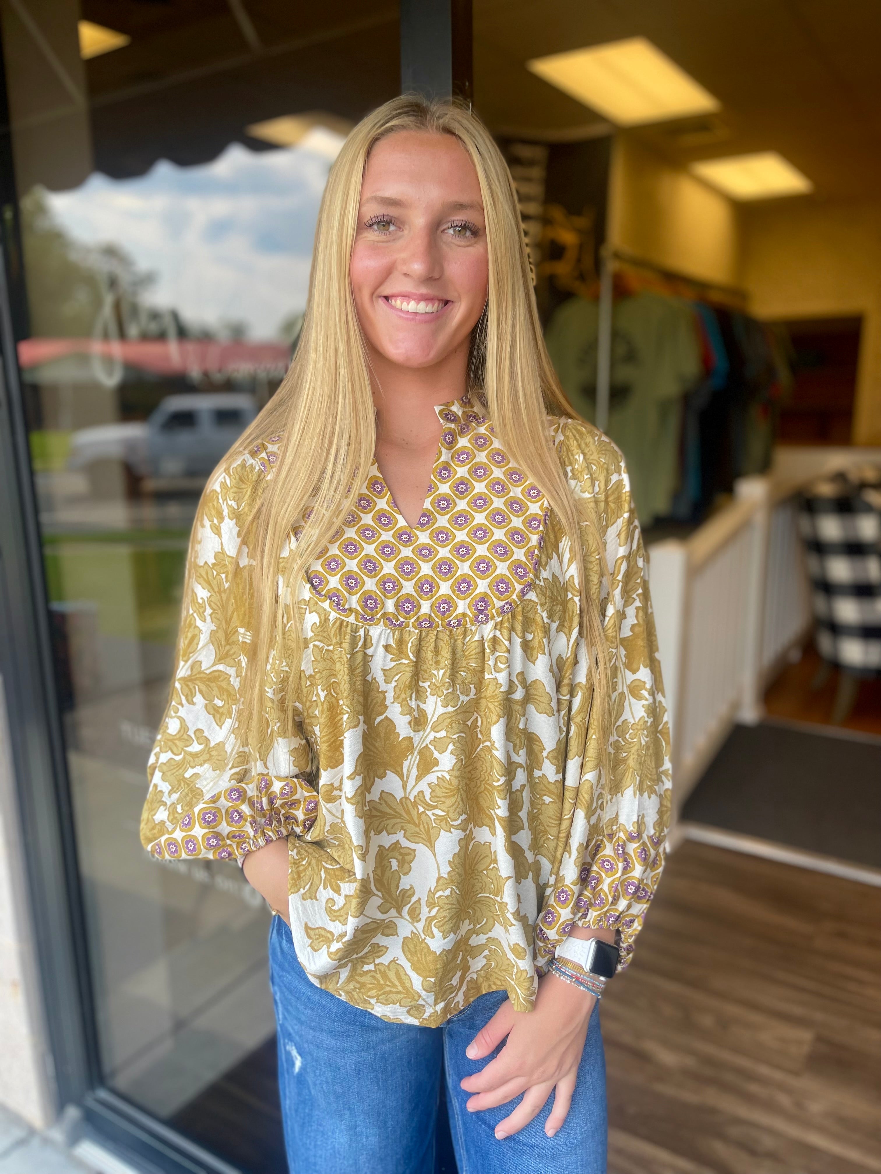 Golden Hour Top - Mustard