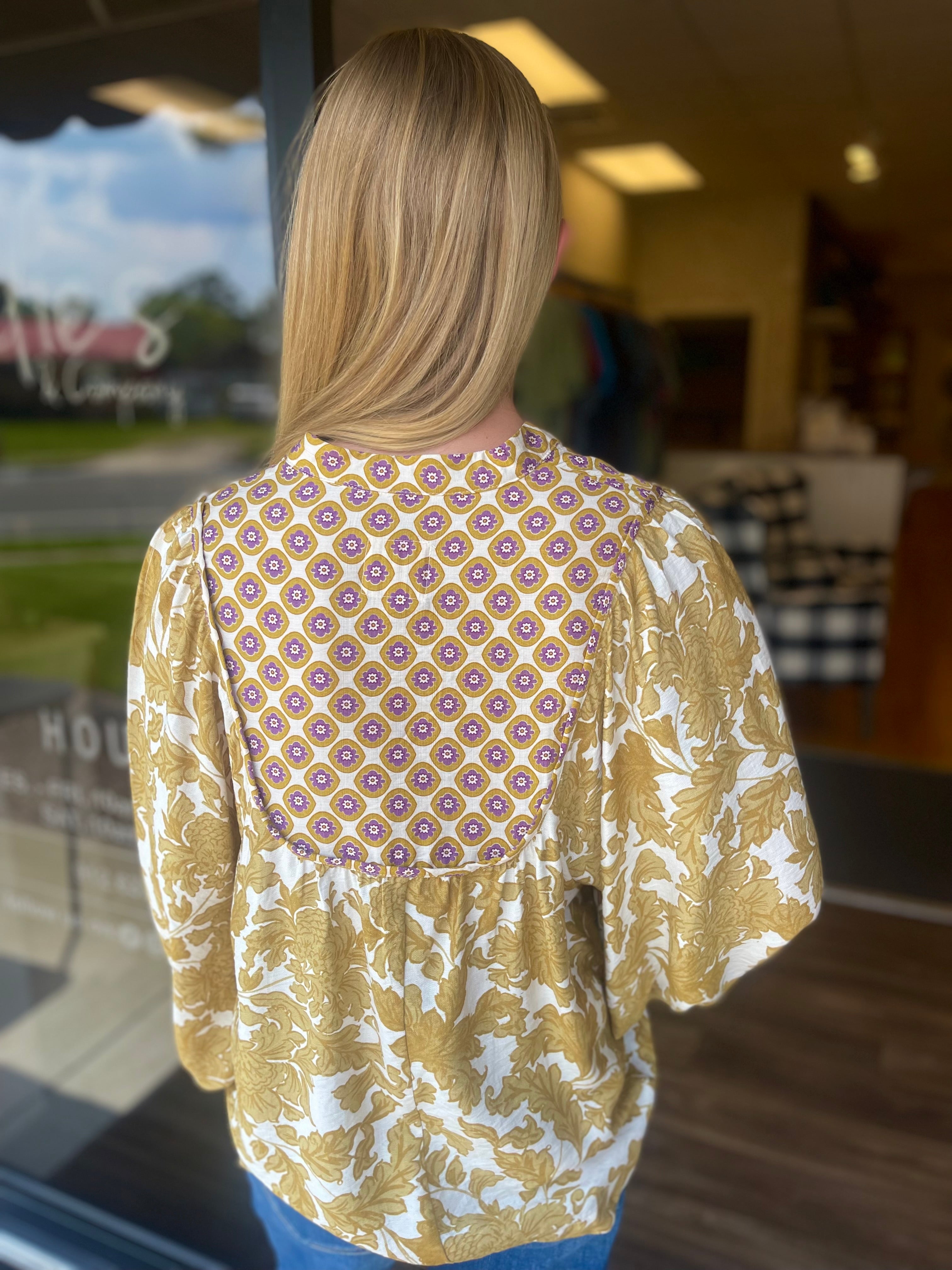Golden Hour Top - Mustard