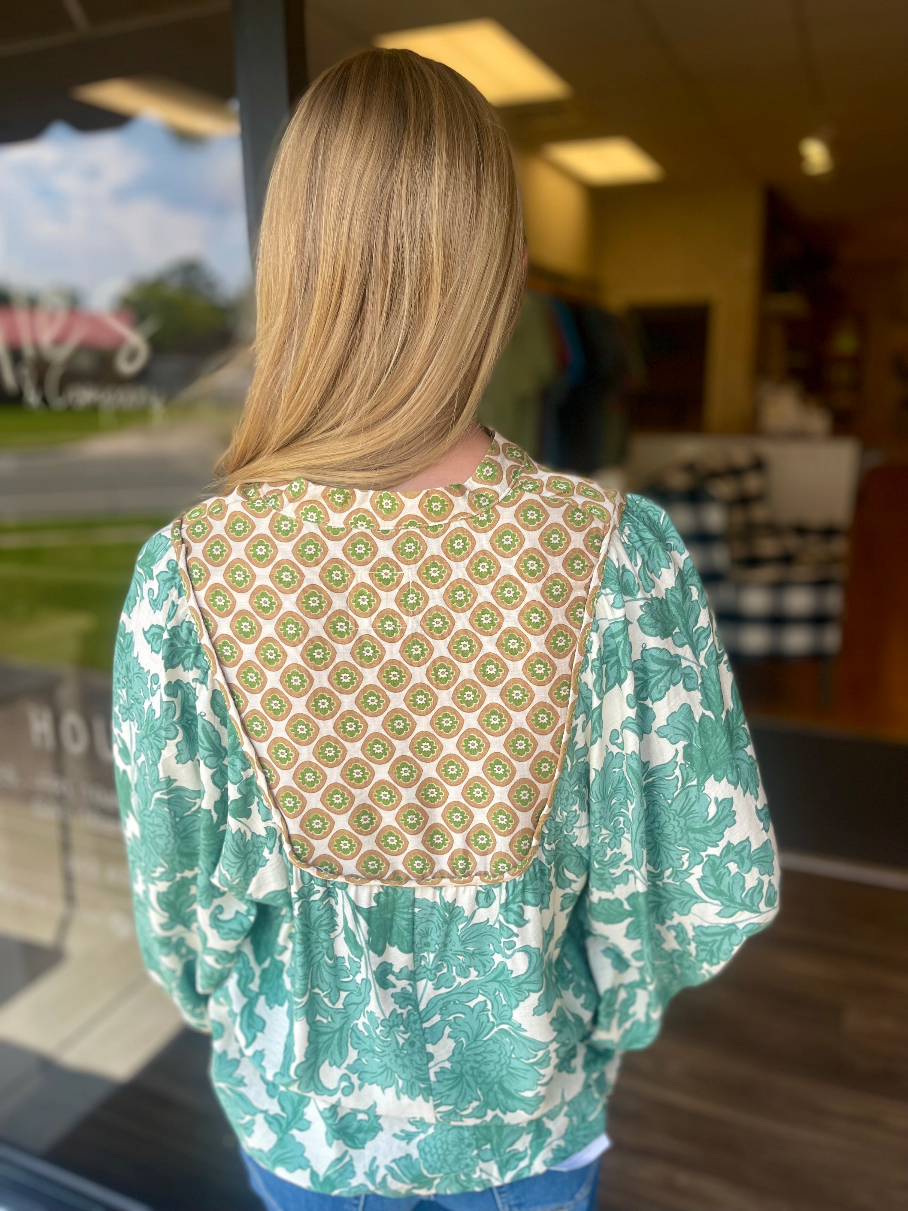 Golden Hour Top- Green